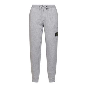 Stone Island Heren, Broeken, Grijs, Maat: XL Katoen
