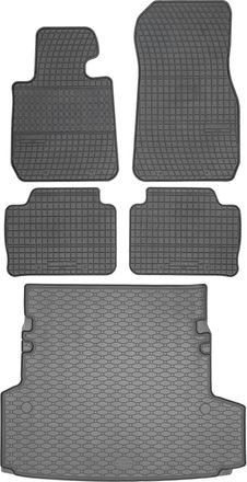 OEM Juego De Alfombrillas De Goma Para Coche Y Alfombrilla Para Maletero Para Bmw Serie 3 F31 Estate (2012-2019)