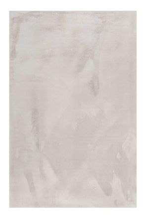 Esprit Alfombra de piel de conejo artificial suave gris claro 200x200