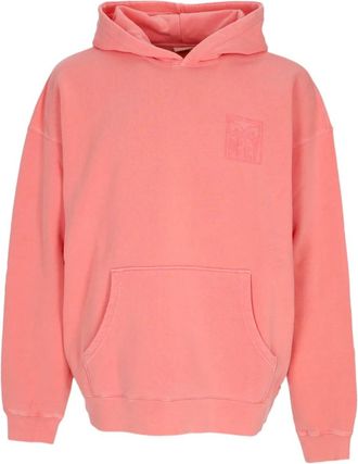 Obey Pigment Eyes Icon Lichtgewicht Hoodie - Heren - Hoodies - Roze - XL - Katoen - Hoodies & sweatvesten