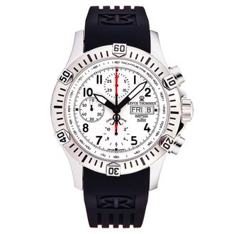 Revue Thommen Air Speed XL Chronograph Automatic Silver Dial Mens Watch 16071.6822
