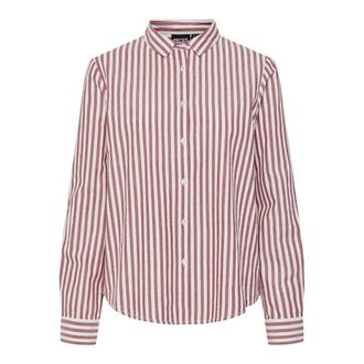 Pieces Hemd met fijne strepen