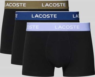 Lacoste Trunks aus Baumwoll-Mix im 3er-Pack in Violett, Größe XXL
