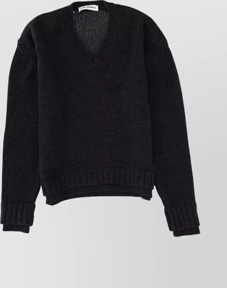 Our Legacy v-neck long sleeve knitted sweater