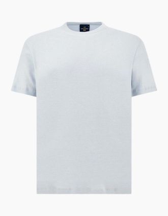 Paul & Shark Mens Paul & Shark Cotton Blend Jersey T-Shirt 394 Pale Blue - Size: 44