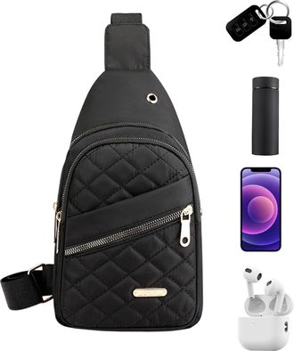 Generic Bag - Casual Sling Pouch Backpack, Adjustable Strap Lightweight Shoulder Front Pack for Running Walking Hiking Travel Outdoor Adventures School Colleg