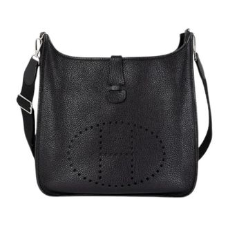 Herm&egrave;s Pre-owned Evelyne 33 Schoudertas - Dames - Pre-owned - Zwart - Maat: ONE Size Leer