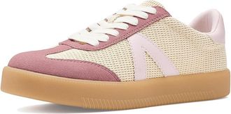 Mia Axel Womens Lace up casual Shoes Off-White/Pink/White : 6.5 M, Faux Leather