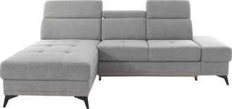 Inosign Ecksofa »Cardiz L-Form« inkl.Kopfteilverstellung und Federkern wahlweise mit Bettfunktion