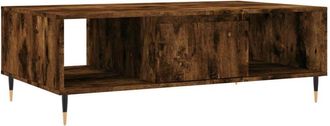 vidaXL Vidaxl - Coffee Table Smoked Oak 104x60x35 cm Engineered Wood