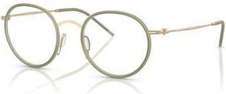 Giorgio Armani 47mm Round optical glasses in Black at Nordstrom