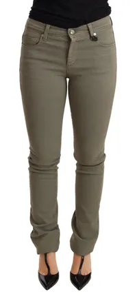 Ermanno Scervino Low Waist Skinny Slim Trouser Cotton Womens Jeans