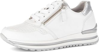 Gabor Womens Low-Top Trainers, Womens Low Shoes, White Silver 50, 5 UK
