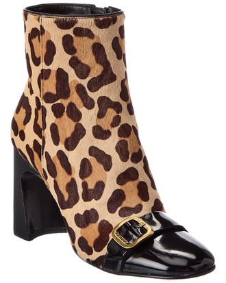 Tod's TodS Haircalf & Leather Bootie