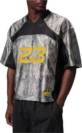 Nike Jordan Brooklyn Realtree Jersey White Black Bright Citron IM9869-100