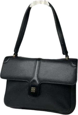 Givenchy Pre-owned Shoulder Bag - Dames - Vintage Schoudertas - Zwart - ONE Size - Leer - Vintage