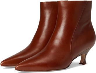 Naturalizer 27 Edit Patrese Ankle Bootie Womens Boots Caramel Brown Leather : 7.5 M (B)