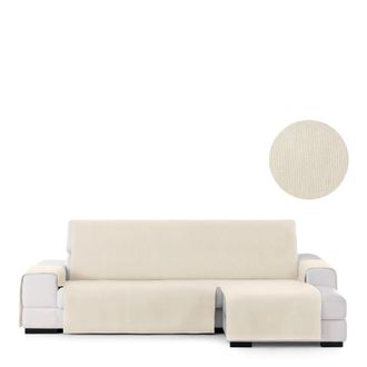 Eysa Funda chaise longue derecha vista frontal beige 290 cm