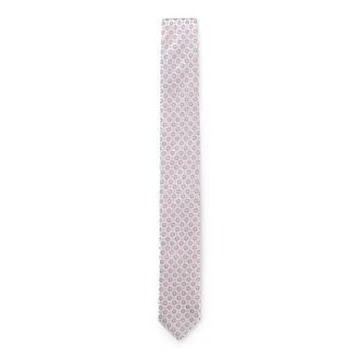 BOSS Silk-blend tie with jacquard pattern
