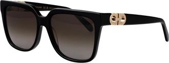Ferragamo Sf 2109S Zonnebril - Dames - Zonnebrillen - Zwart - 58 MM - Accessoires