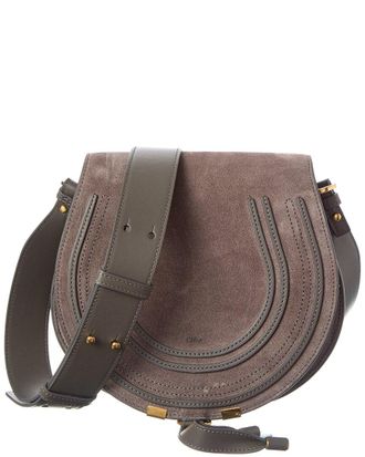 Chlo&eacute; Marcie Suede Saddle Bag