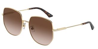 Jimmy Choo London JC4006BD Asian Fit 300613 Womens Sunglasses Gold Size 58