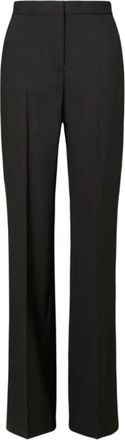 Tory Burch Zwarte Stijlvolle Broek - Dames - Wijde Broeken - Zwart - XS - Broeken