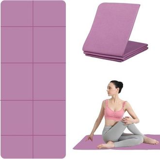 No Brand Esterilla De Yoga Plegable - Esterilla De Ejercicios Tipo Pilates - Esterilla Deportiva Para Pilates - Esterilla Deportiva Para Gimnasia Y Deportes - 