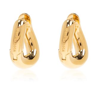 Balenciaga Messing Oorbellen - Dames - Oorbellen - Geel - ONE Size - Accessoires