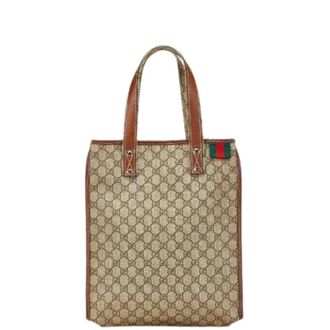 Gucci Pre-owned Tote Bags, female, Beige, Size: ONE SIZE Pre-owned Tote Bag