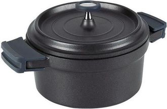 Lacor 25925 Cazuela Redonda Fundici&oacute;n Aluminio Negra 4,2l