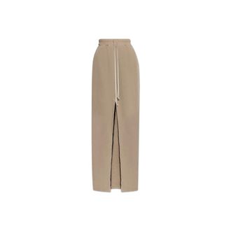 Rick Owens Rokken, Dames, Beige, XS, Katoen, Rok Phleg
