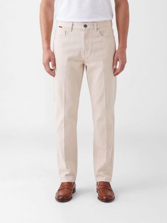Lardini Five-Pocket Straight-Leg Jeans in Cotton Denim