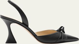 Alexandre Birman Clarita Bell Slingback Leather Sandals