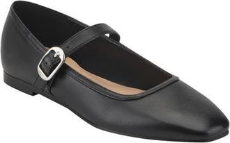 Marc Fisher Garissa Mary Jane Flat in Black at Nordstrom, Size 9.5