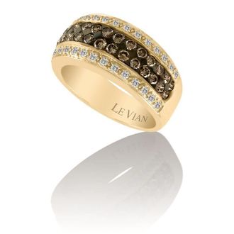 Le Vian Ladies Euphoria Chocolate Rings set in 14K Honey Gold