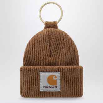 Carhartt Work in Progress Mini Watch Hat Keychain marrone chiaro