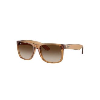 Ray-Ban Justin Zonnebril - Heren - Zonnebrillen - Bruin - 55 MM - Nylon - Accessoires
