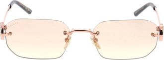 Gucci Gafas de sol de 57 mm - Accessories - unisex - Amarillo - ONE SIZE