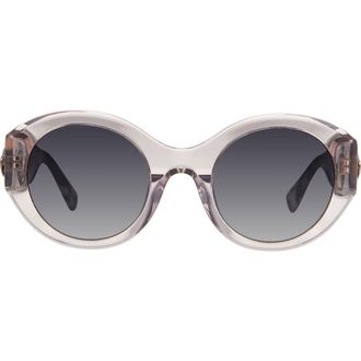 Kurt Geiger 51mm Sunglasses in Crystal Grey/Dark Grey Sf at Nordstrom