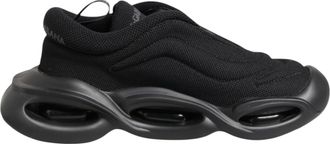 Dolce & Gabbana Zwarte Slip On Lage Top Golf Sneakers Schoenen