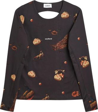 Soulland Roca top - Dames - Longsleeves - Veelkleurig - Xs/S - Polyester - Tops
