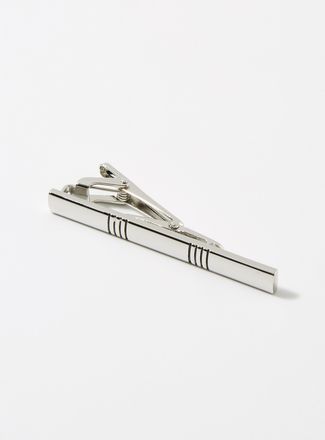 Le 31 Mens Stripe-detail tie clip