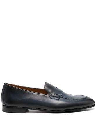 Doucal's Mocassini in pelle - Blu