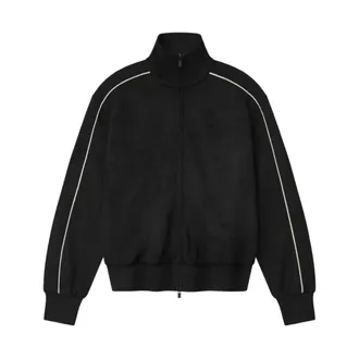 Fear of God Light Jackets, female, Black, Size: M Signature Vintage Fit Track Jacket