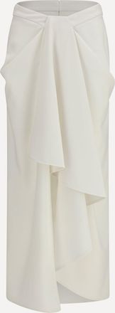 Givenchy Gonna lunga drappeggiata in lana e mohair Woman 36