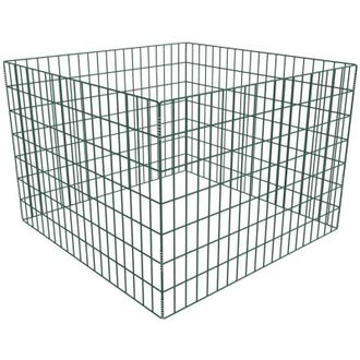 vidaXL Compostador De Malla Cuadrado 100x100x70 Cm Vidaxl