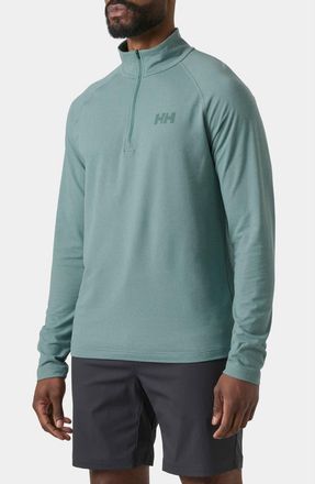 Helly Hansen Tyri Half Zip Pullover in 494 Opal Green at Nordstrom, Size X-Large