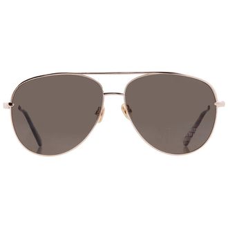 Frye 44094FRY710 POL Polarized Smoke Pilot Ladies Sunglasses 10254838.FRY GLDSMK