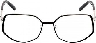 MCM MW5015-H002 Geometric Full Rim Eyeglasses - Black